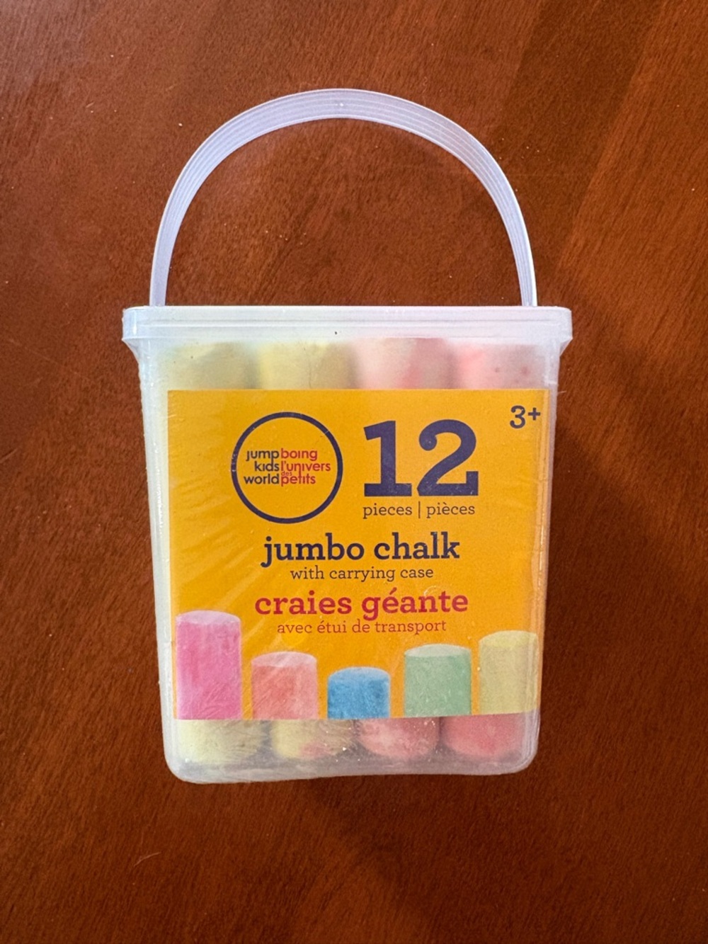 Amazon Jumbo Chalk Set in Yellow, Pink, Blue, Green, Cream